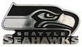 Seattle Seahawks Auto Emblem - Silver-0