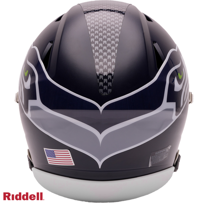 Seattle Seahawks Helmet Riddell Replica Mid-Size MIDI SpeedFlex Style-1