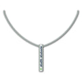 Seattle Seahawks Necklace Silver Bar-0