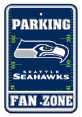 Seattle Seahawks Sign 12x18 Plastic Fan Zone Parking Style CO-0