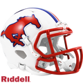 SMU Mustangs Helmet Riddell Replica Mini Speed Style-0