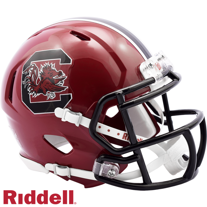 South Carolina Gamecocks Helmet Riddell Replica Mini Speed Style Cardinal-0