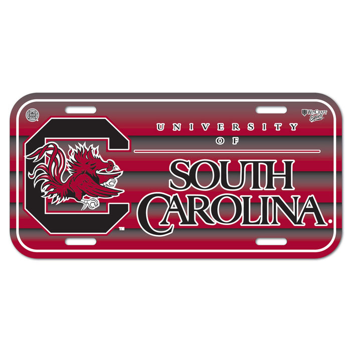 South Carolina Gamecocks Plastic License Plate-0