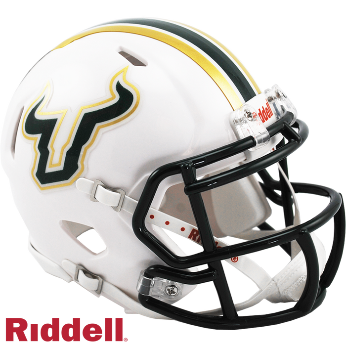 South Florida Bulls Helmet Riddell Replica Mini Speed Style-0