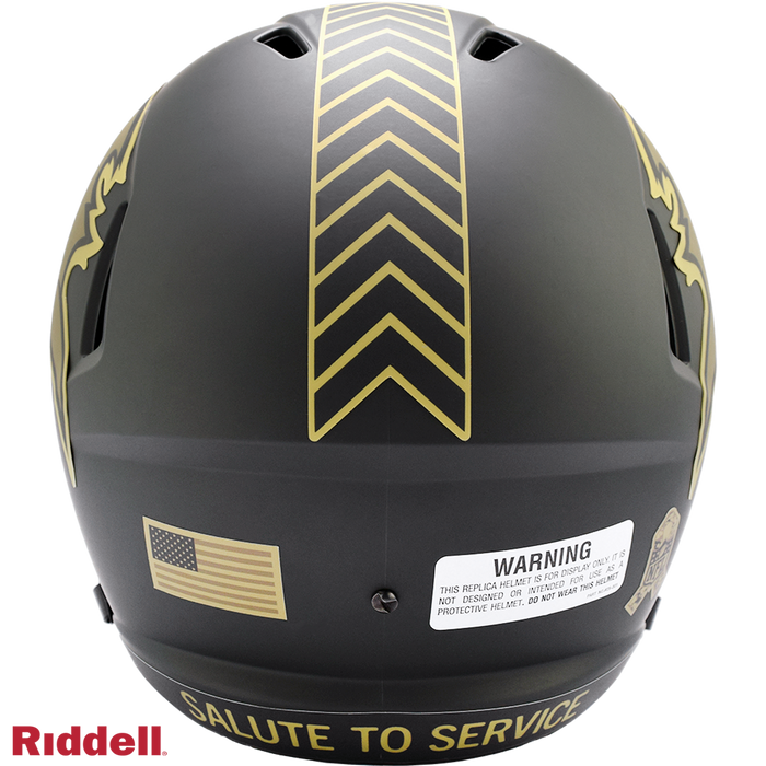 Tampa Bay Buccaneers Helmet Riddell Replica Full Size Speed Style Salute To Service 2025-2