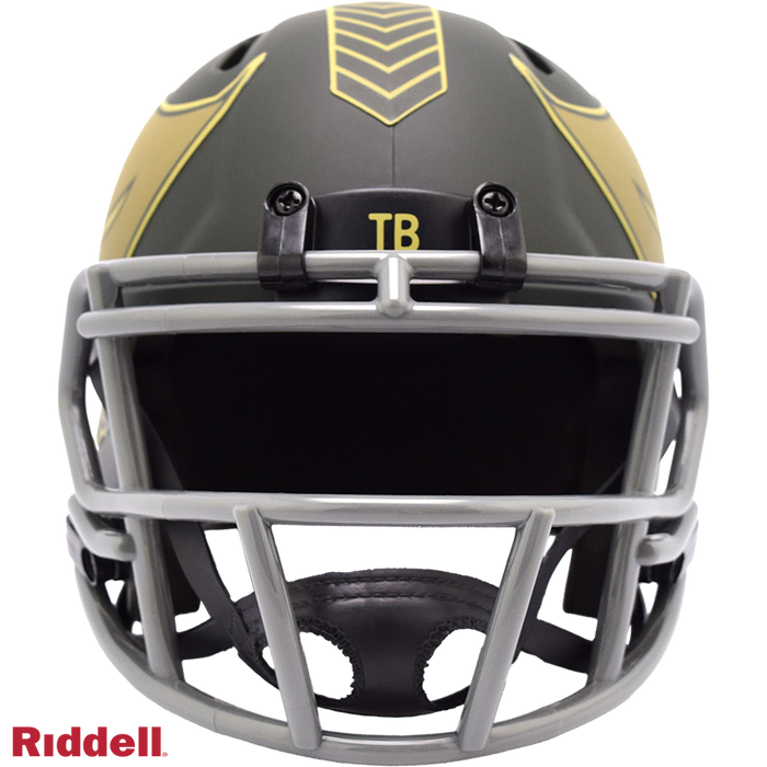Tampa Bay Buccaneers Helmet Riddell Replica Mini Speed Style Salute To Service 2025-1