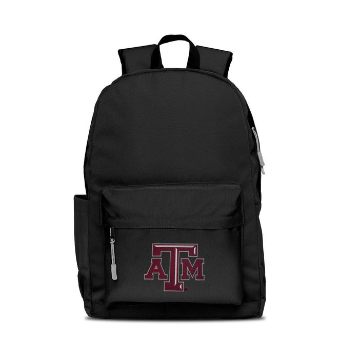 Texas A&M Aggies Backpack Campus Laptop Black With Gray-0