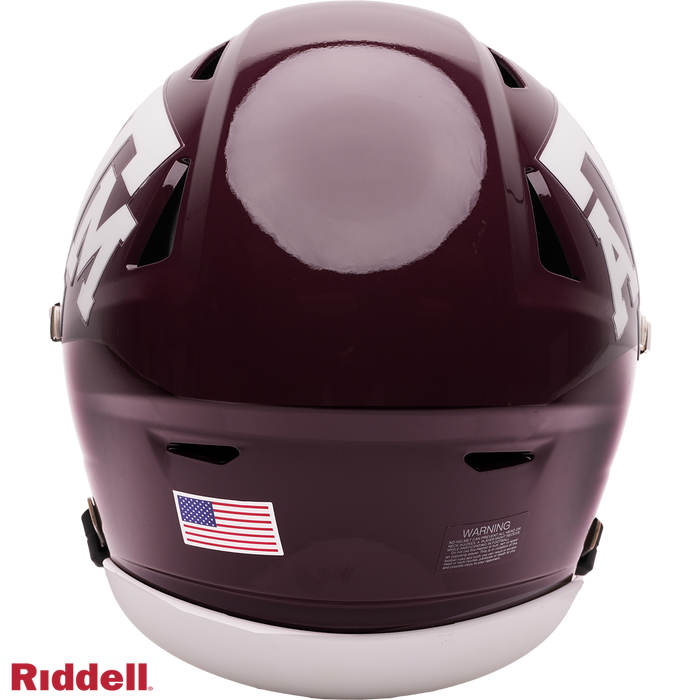 Texas A&M Aggies Helmet Riddell Replica Mid-Size MIDI SpeedFlex Style-1