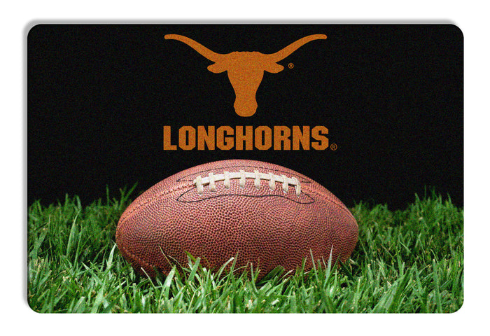Texas Longhorns Pet Bowl Mat Classic Football Size Large CO-0