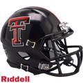 Texas Tech Red Raiders Helmet Riddell Replica Mini Speed Style Black-0