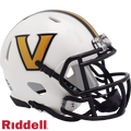 Vanderbilt Commodores Helmet Riddell Replica Mini Speed Style White-0
