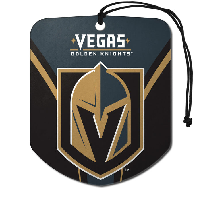 Vegas Golden Knights Air Freshener Shield Design 2 Pack-0