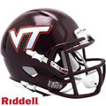 Virginia Tech Hokies Helmet Riddell Replica Mini Speed Style Maroon-0