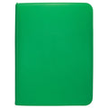 Vivid 9 Pocket Zippered PRO-Binder Green-0