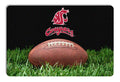 Washington State Cougars Classic  Football Pet Bowl Mat - L  CO-0