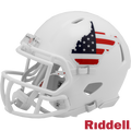 West Virginia Mountaineers Helmet Riddell Replica Mini Speed Style Stars and Strips-0